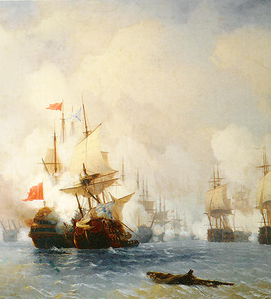Sail-ship battle 