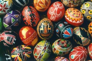 Pysanka- decorated easter eggs